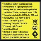 HOLLYWOOD SPV 100 BATTERIA 130AH PROFESSIONALE SPL
